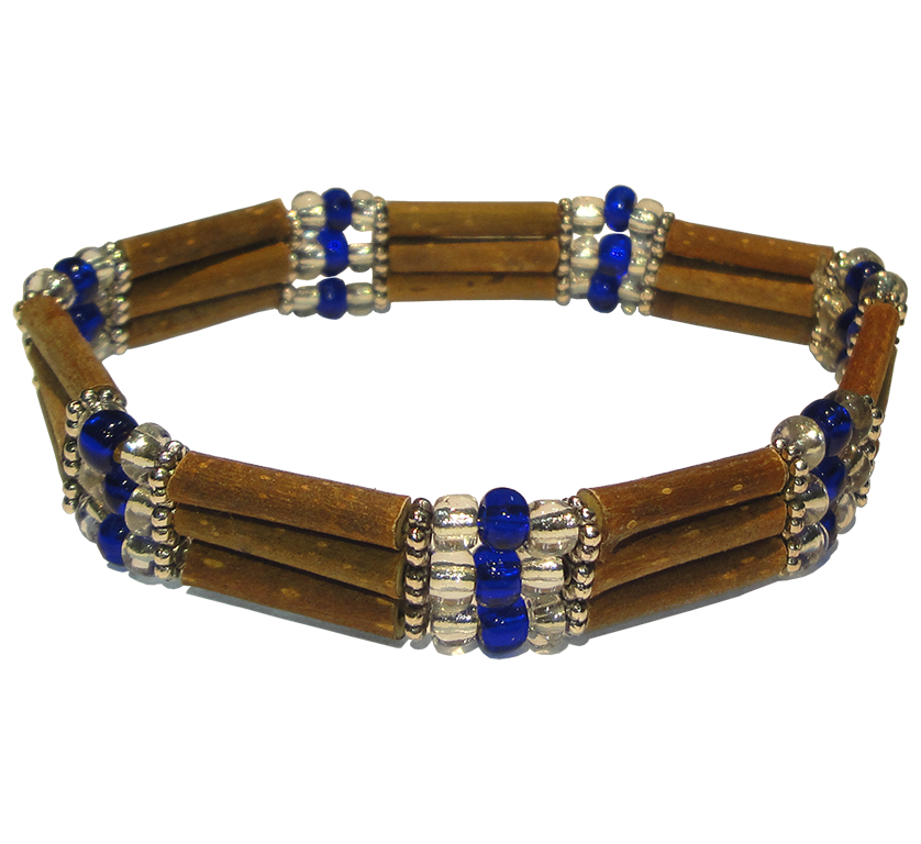 Bracelet Perles bleues